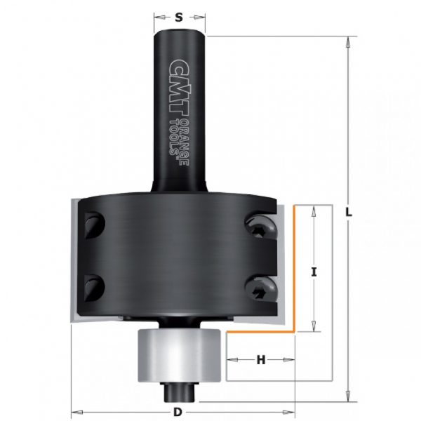 ΜΟΡΣΟΤΡΥΠΑΝΑ ΞΥΛΟΥ CMT SERIES 102HL D=22 I=125 L=180 S=16 RH Slot